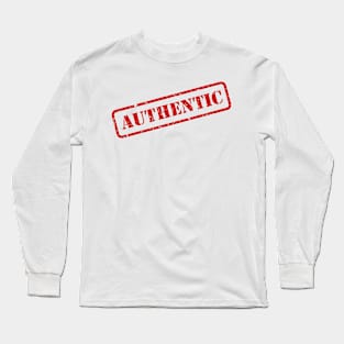 Authentic Stamp Long Sleeve T-Shirt